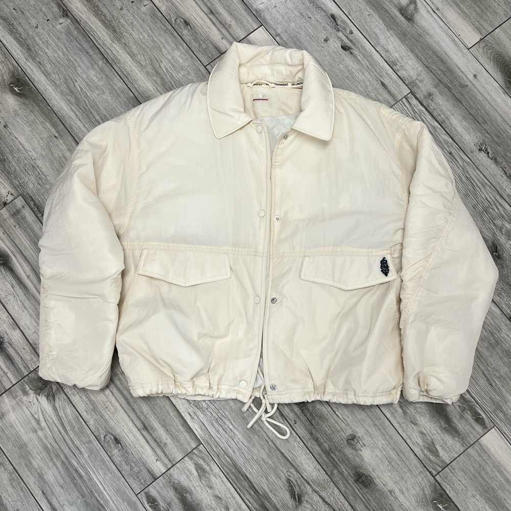 Free People Women's Cream Jacket